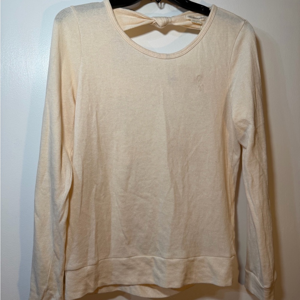 Obey Women's Off-White Long Sleeve Tee
